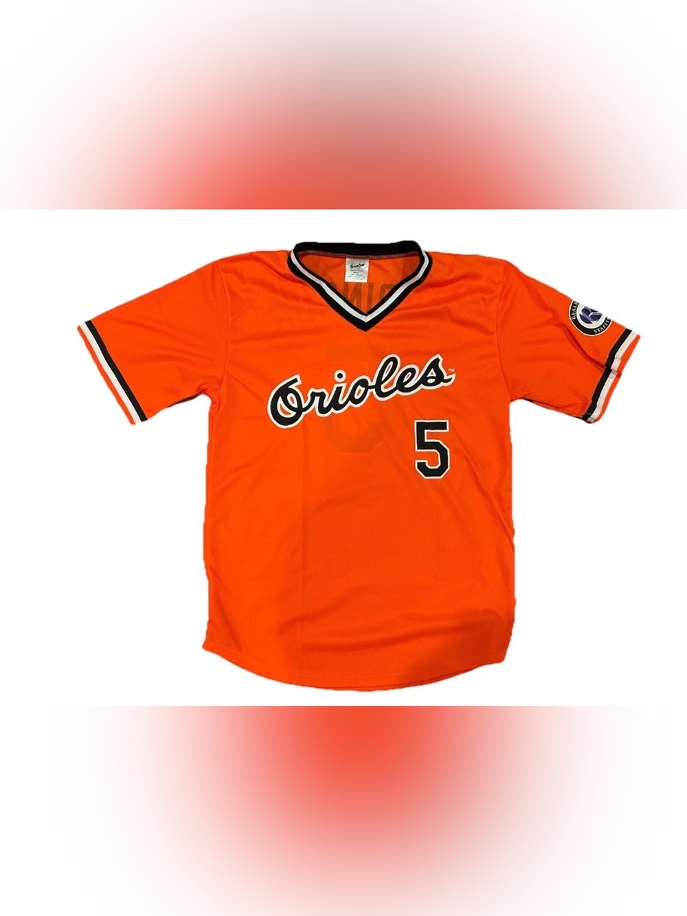 Brooks Robinson Baltimore Orioles Jersey Size XL Orange V-Neck MLB Baseball #5